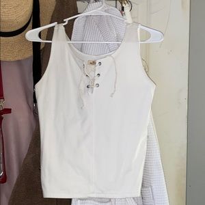 Hollister tie tank top